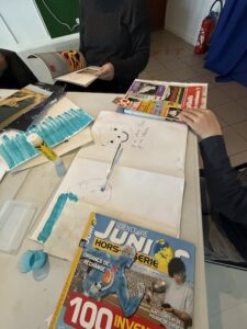 captation de l'atelier de Journal créatif® sur le thème de Océan