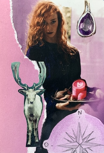 Carte en collage, programme VISION, thème Alignement
