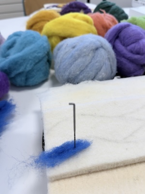 art-thérapie, Houilles, Laine feutrée, atelier créatif